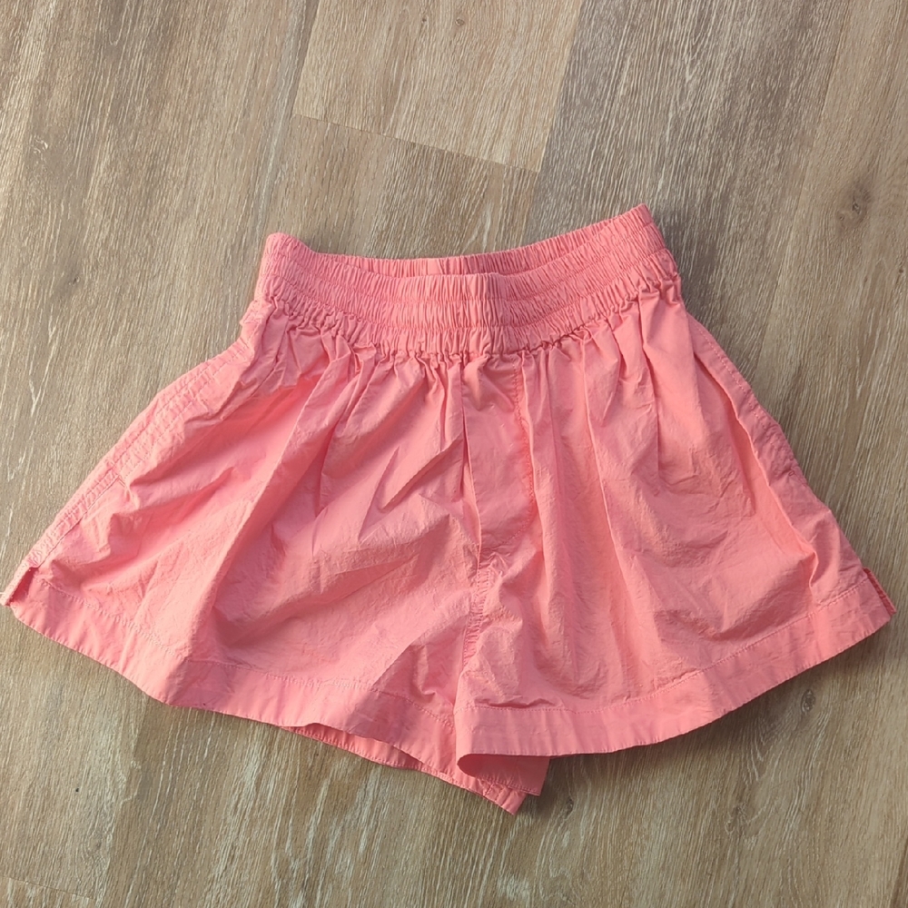L'Academie Dallis poplin flirt shorts